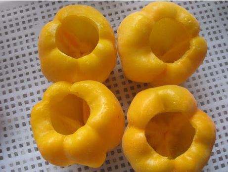 فلفل دلمه ای شیرین زرد منجمد شده با روش IQF، برش خورده، خرد شده، مکعبی، انجماد سالم، طبیعی، چینی