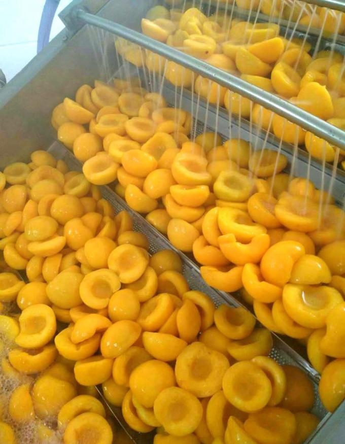 هلو زرد ارگانیک IQF، میوه های منجمد، طعم شیرین، بسته بندی فله، پالپ آبدار، برش خورده، درسته، مکعبی، خرد شده، نصف شده موجود است. 6