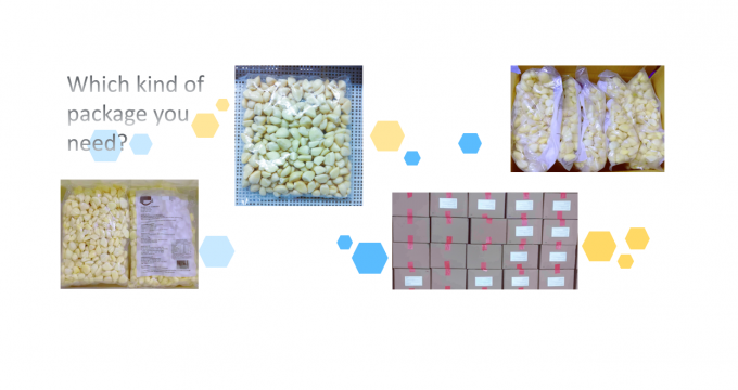 سیر عمده با طعم تازه و ماندگاری طولانی سیر منجمد 4