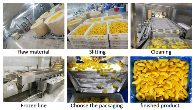 هلوی زرد منجمد فله با کیفیت بالا 10 کیلوگرمی - ایده آل برای استفاده در کنسرو و صادرات 3