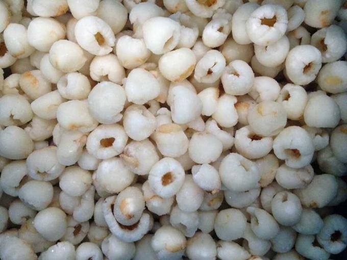 چینی شارم BRC A تایید شده محصول منجمد IQF میوه لیچی پوست کنده شده قیمت خوب بهترین قیمت لیچی عمده فروشی لیچی ارگانیک منجمد 1