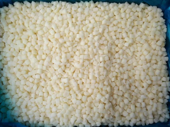 چین جدید IQF یخ زده سیب پخته شده مکعب پخته شده 10 میلی متر 6 میلی متر سیب فوجی میوه ها گندم کیوی انار آناناس توت سیاه 1