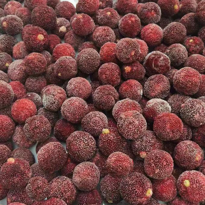 میوه های یخ زده IQF قرمز دایره ای یانگمی بیبری قیمت کارخانه عمده یخ زده Waxberry 6