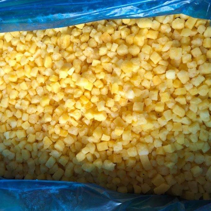عمده فروشی IQF مکعب آناناس منجمد میوه های منجمد با قیمت خوب 0